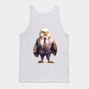 Bald Eagle Wearing a Tie Tank Top